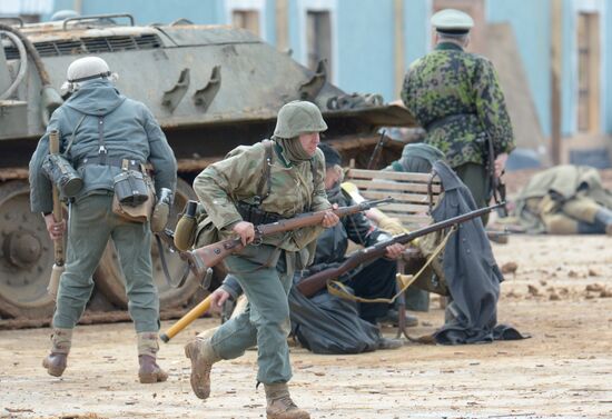 The Battle of Berlin military historical re-enactment