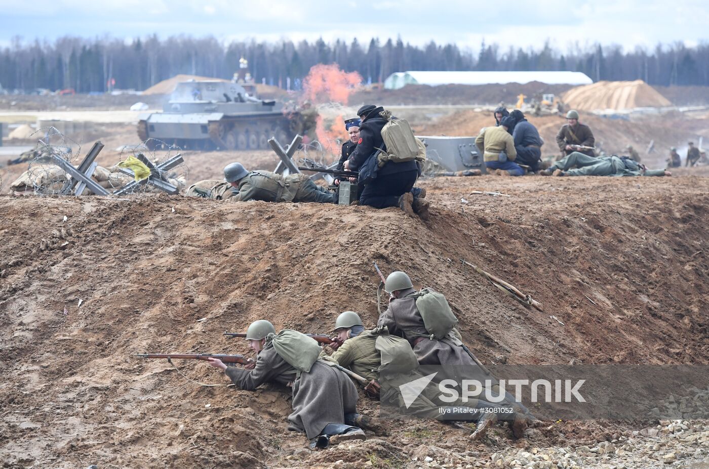 The Battle of Berlin military historical re-enactment