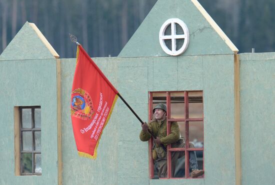 The Battle of Berlin military historical re-enactment