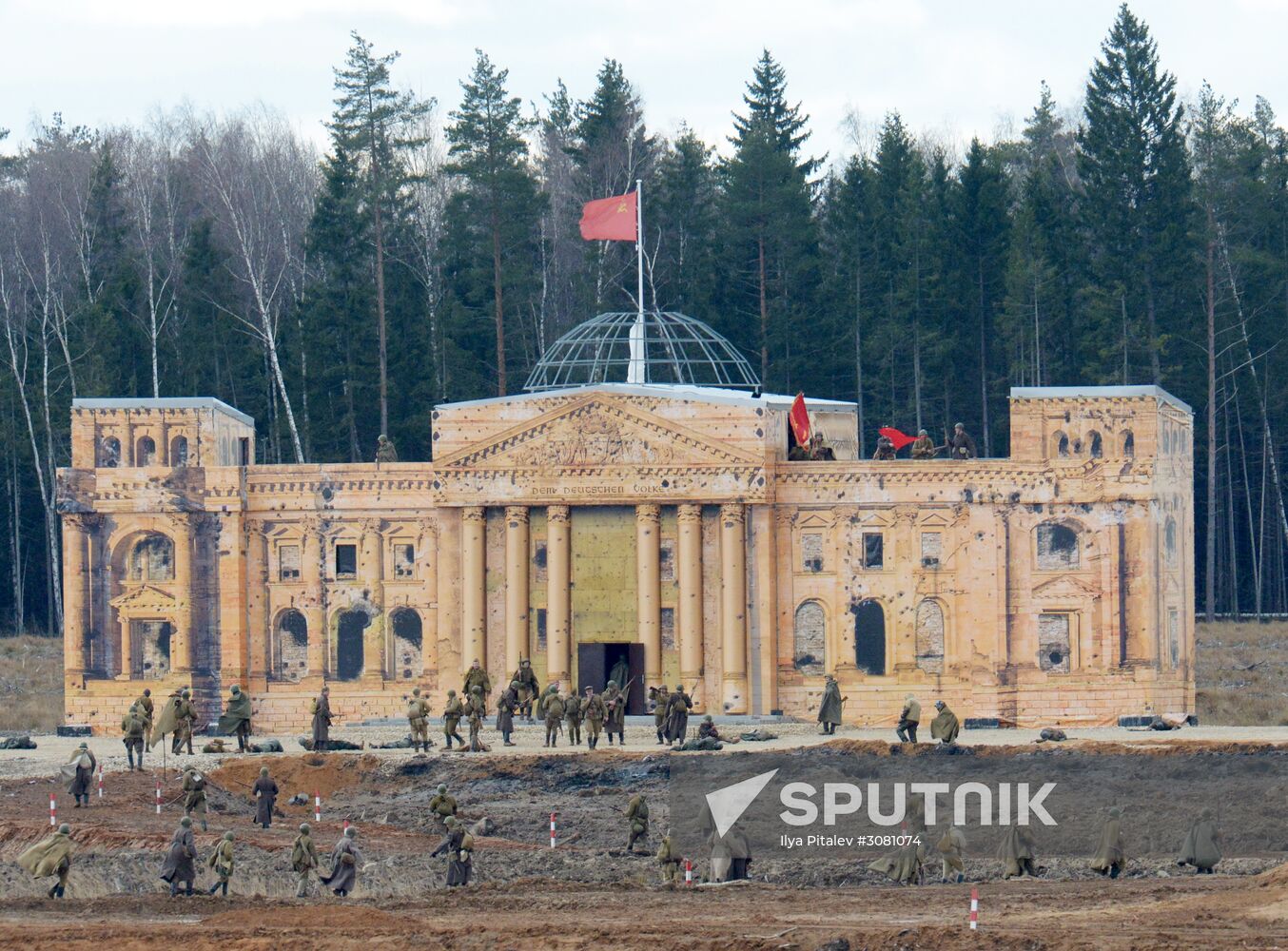 The Battle of Berlin military historical re-enactment