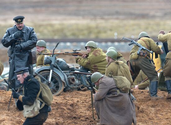 The Battle of Berlin military historical re-enactment