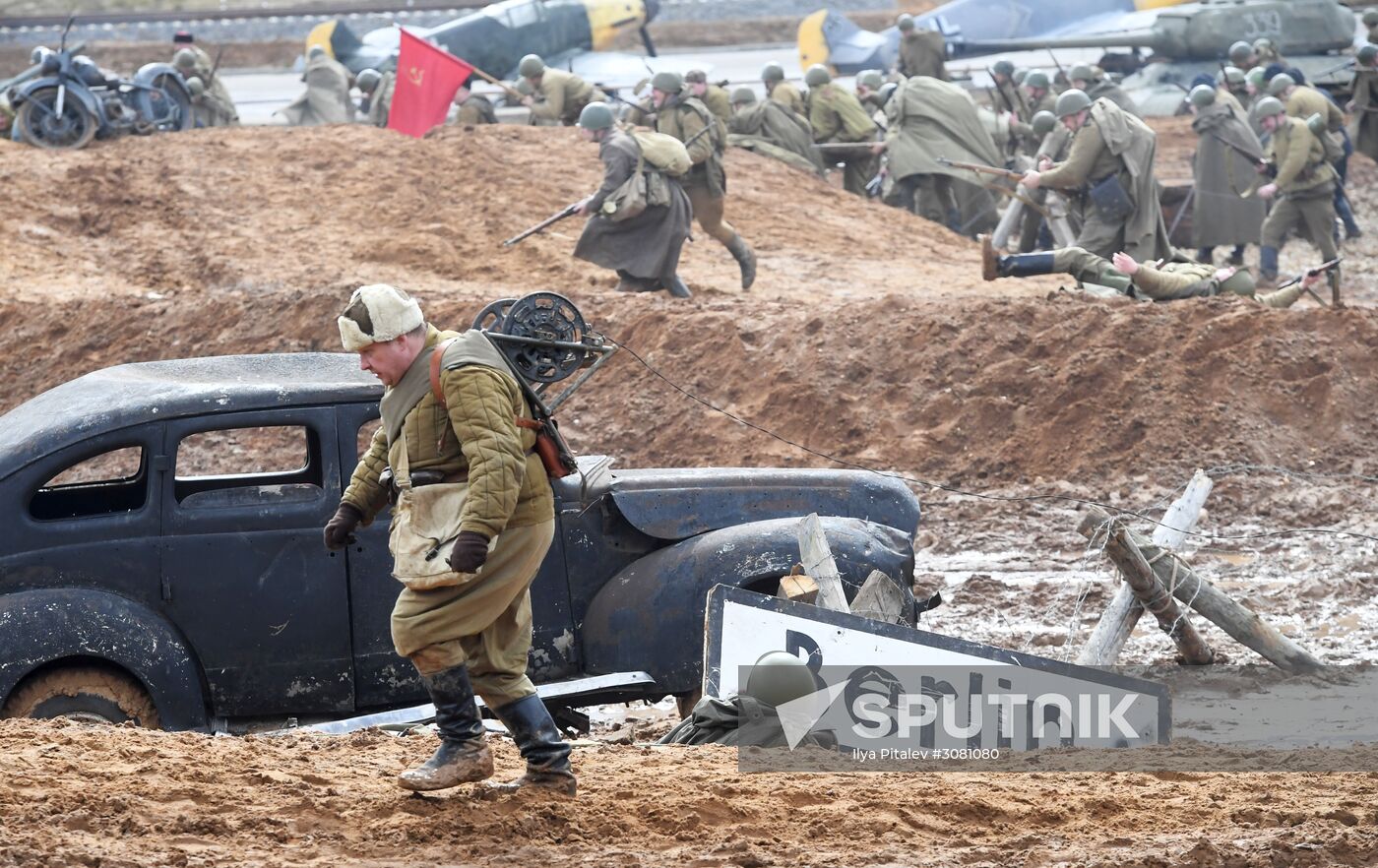 The Battle of Berlin military historical re-enactment
