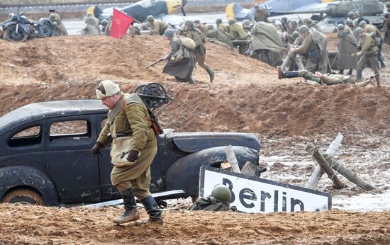 The Battle of Berlin military historical re-enactment