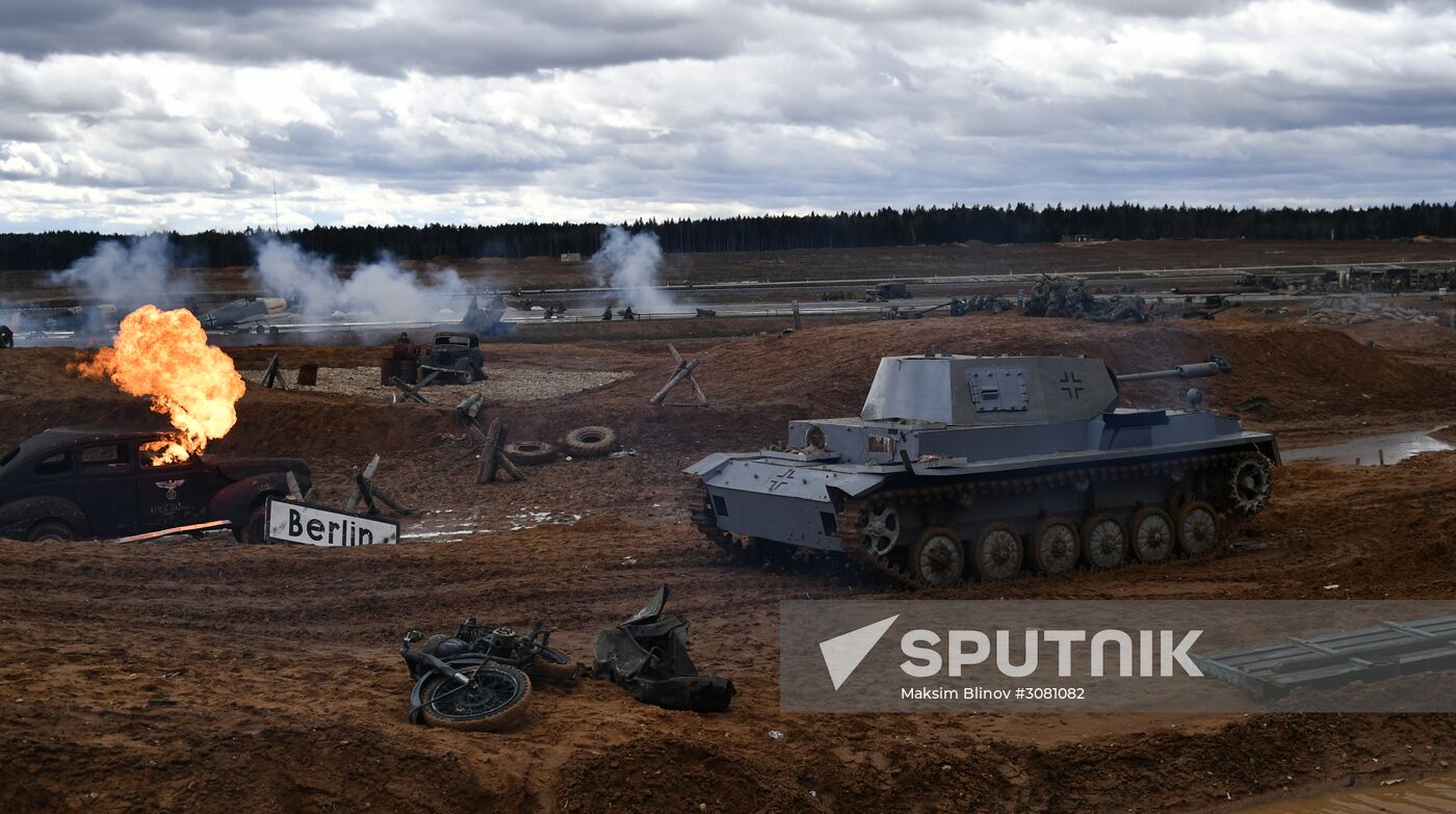 The Battle of Berlin military historical re-enactment