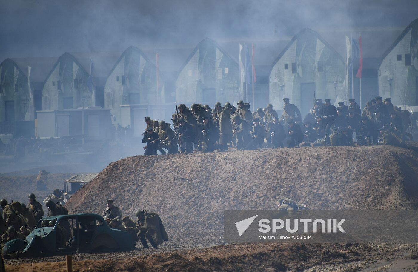 The Battle of Berlin military historical re-enactment