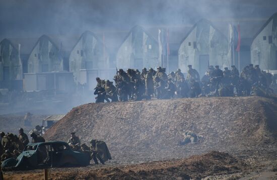 The Battle of Berlin military historical re-enactment