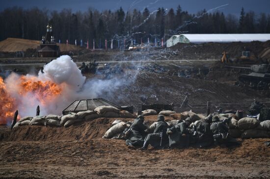 The Battle of Berlin military historical re-enactment