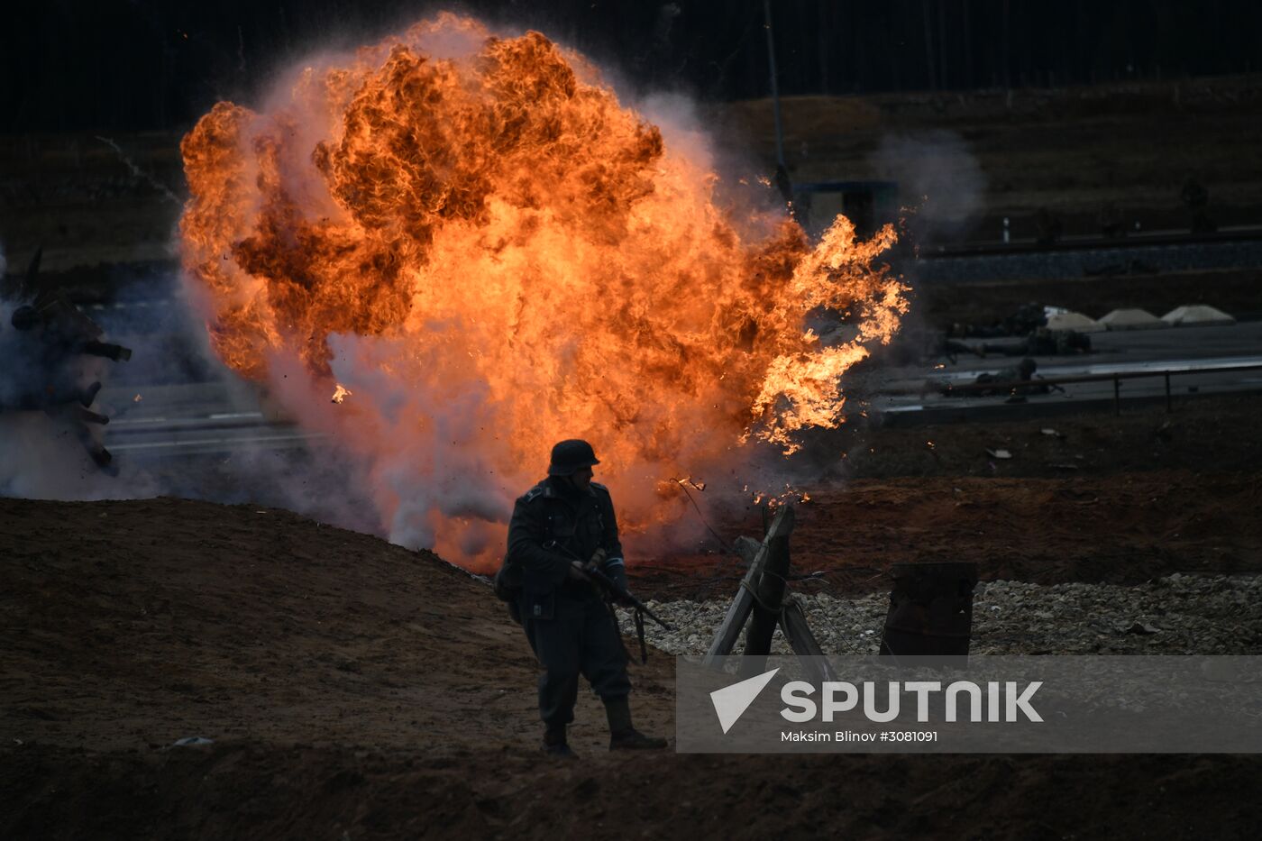 The Battle of Berlin military historical re-enactment