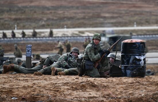 The Battle of Berlin military historical re-enactment