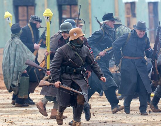 The Battle of Berlin military historical re-enactment