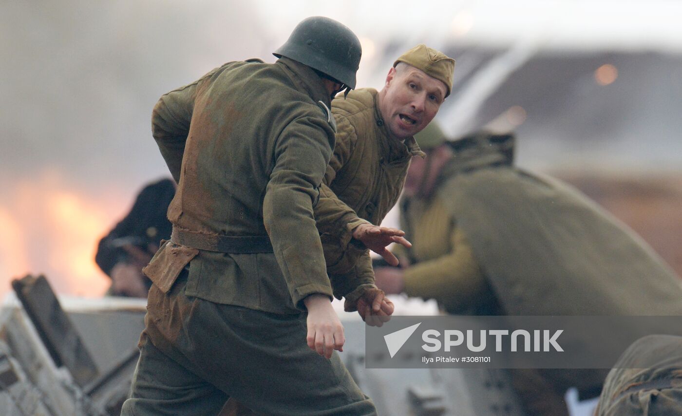 The Battle of Berlin military historical re-enactment