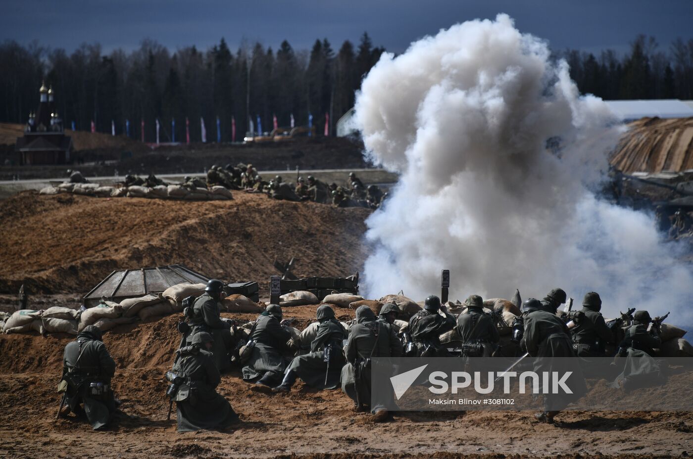 The Battle of Berlin military historical re-enactment