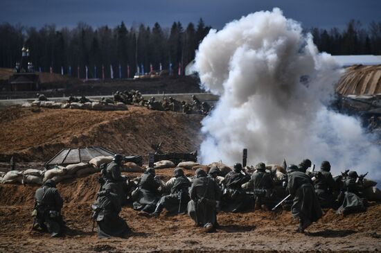 The Battle of Berlin military historical re-enactment