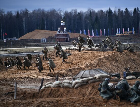 The Battle of Berlin military historical re-enactment