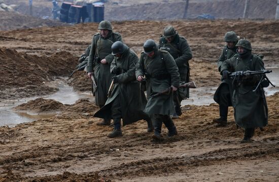 The Battle of Berlin military historical re-enactment