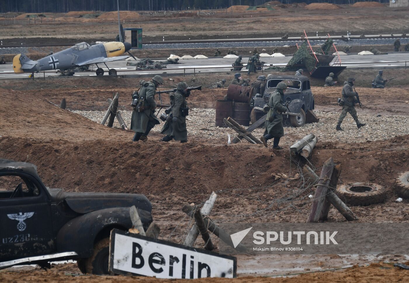 The Battle of Berlin military historical re-enactment