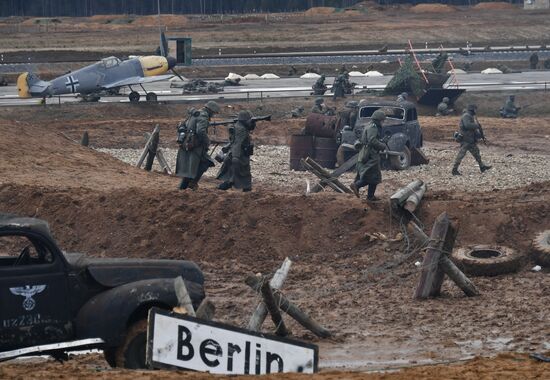 The Battle of Berlin military historical re-enactment