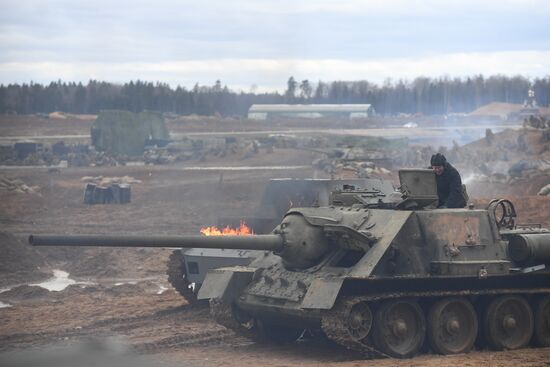 The Battle of Berlin military historical re-enactment