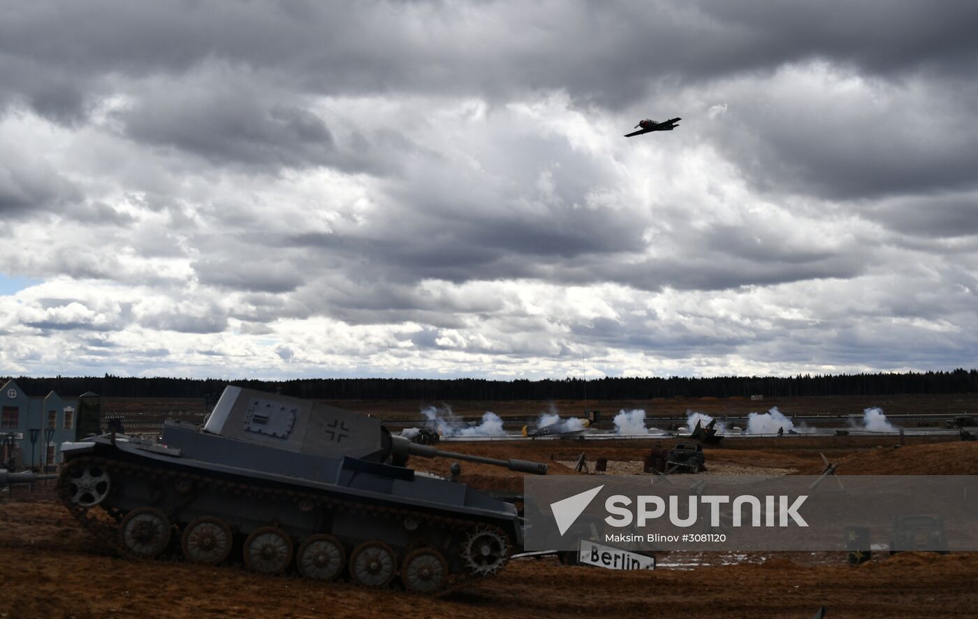 The Battle of Berlin military historical re-enactment