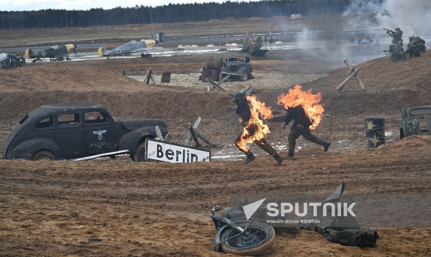 The Battle of Berlin military historical re-enactment
