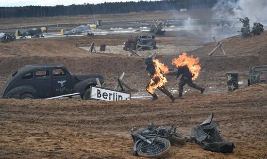 The Battle of Berlin military historical re-enactment