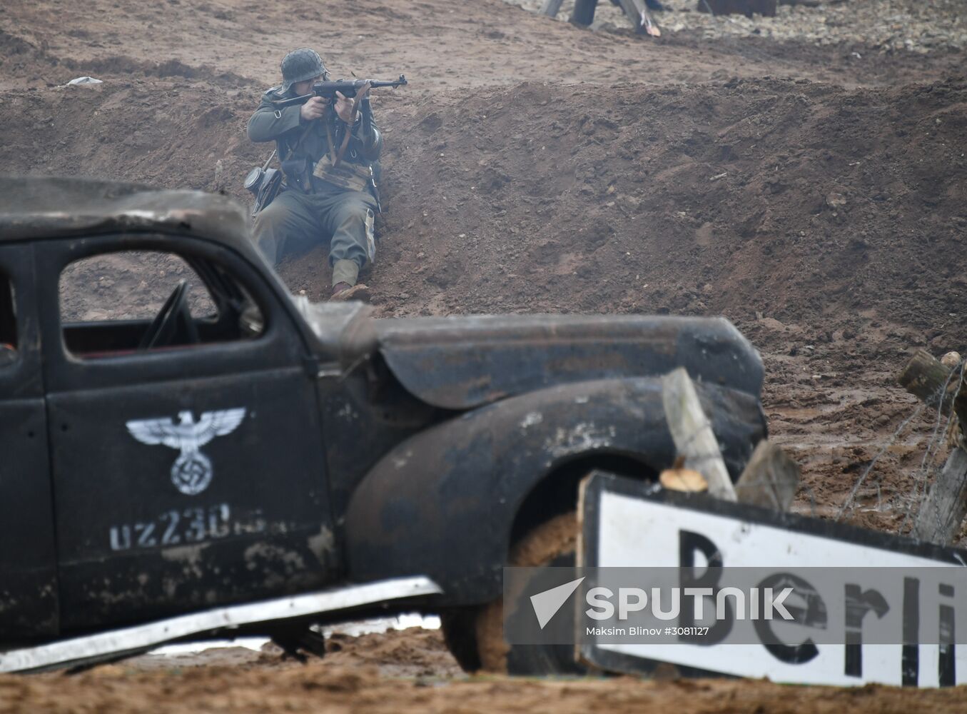 The Battle of Berlin military historical re-enactment