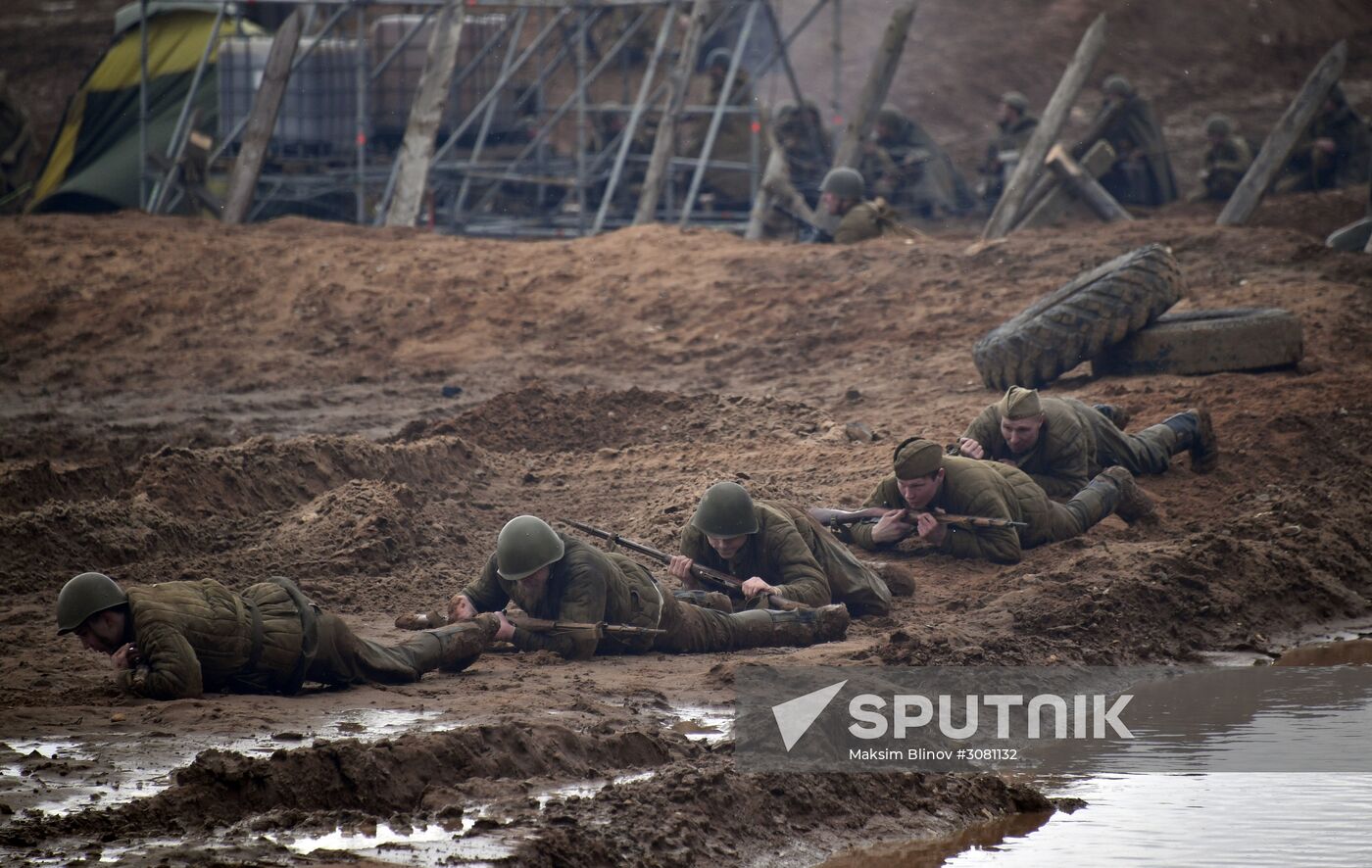 The Battle of Berlin military historical re-enactment