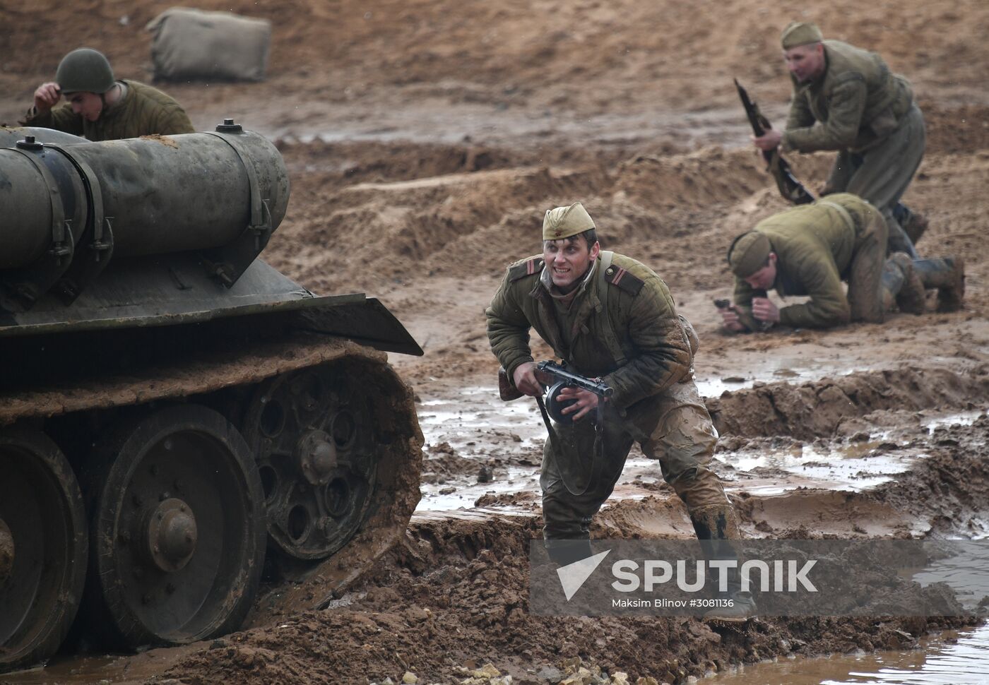 The Battle of Berlin military historical re-enactment