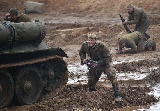 The Battle of Berlin military historical re-enactment