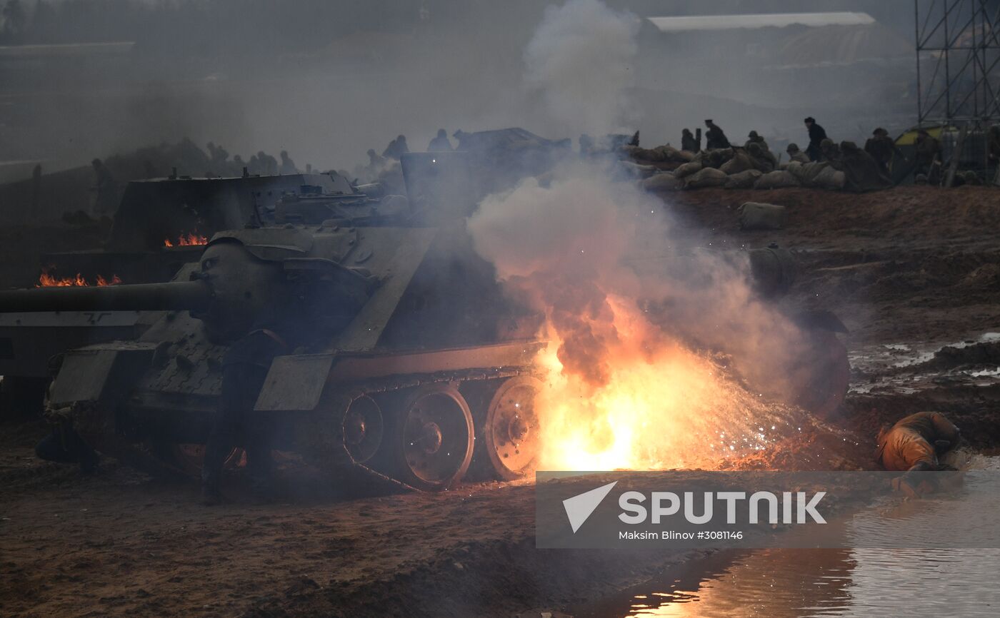 The Battle of Berlin military historical re-enactment