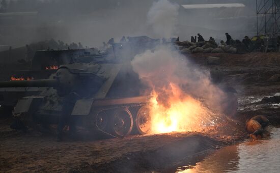 The Battle of Berlin military historical re-enactment