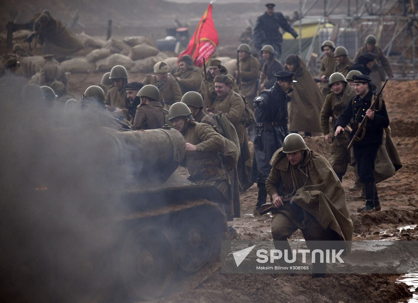 The Battle of Berlin military historical re-enactment