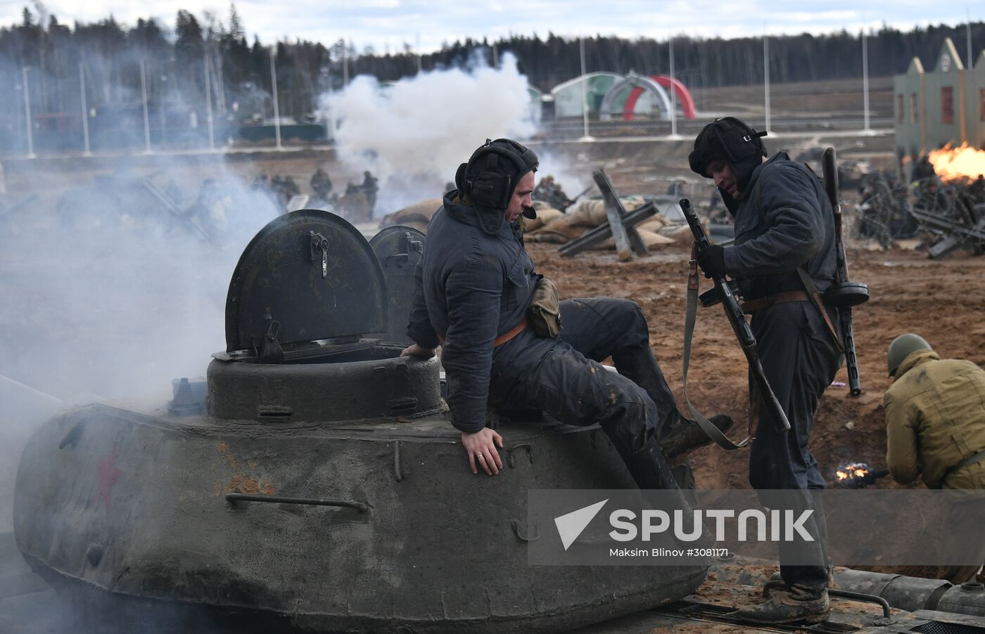 The Battle of Berlin military historical re-enactment