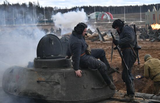 The Battle of Berlin military historical re-enactment