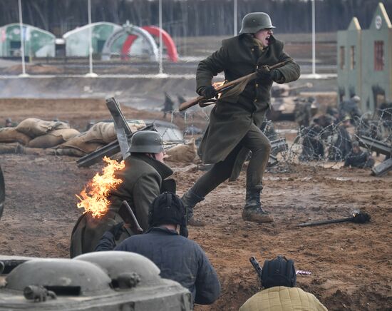 The Battle of Berlin military historical re-enactment