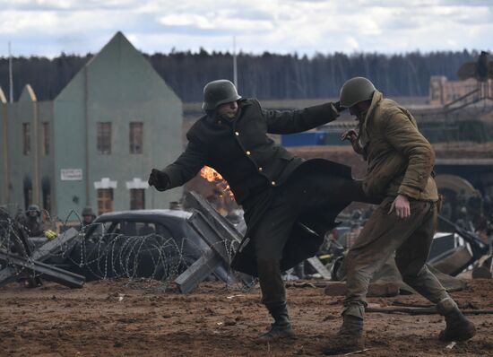 The Battle of Berlin military historical re-enactment