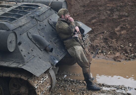 The Battle of Berlin military historical re-enactment