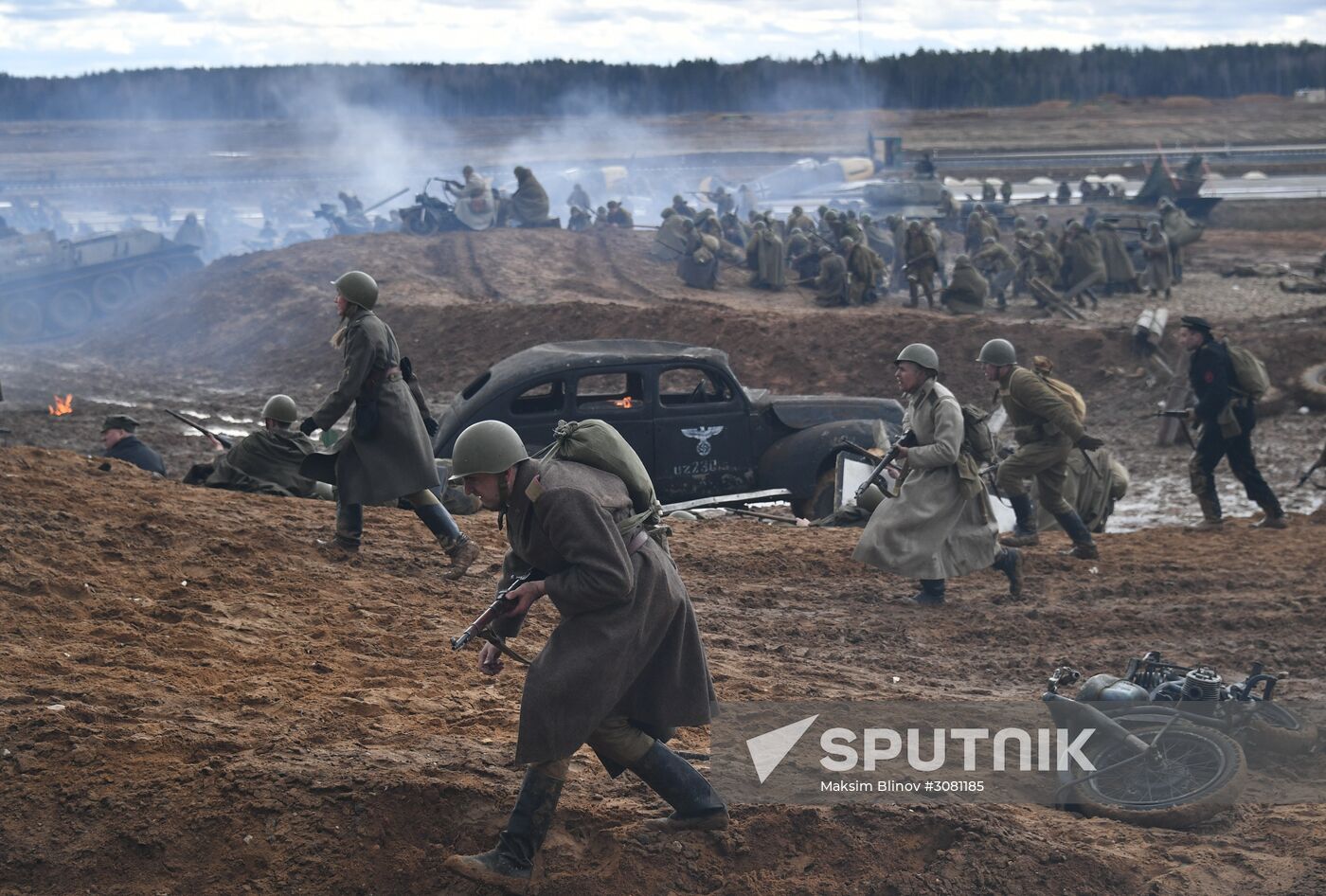 The Battle of Berlin military historical re-enactment