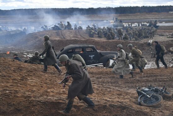 The Battle of Berlin military historical re-enactment