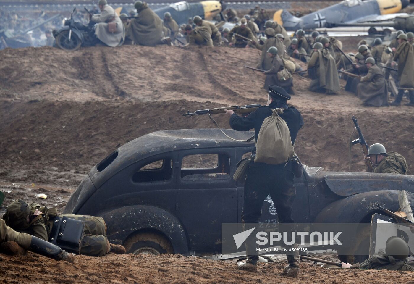 The Battle of Berlin military historical re-enactment