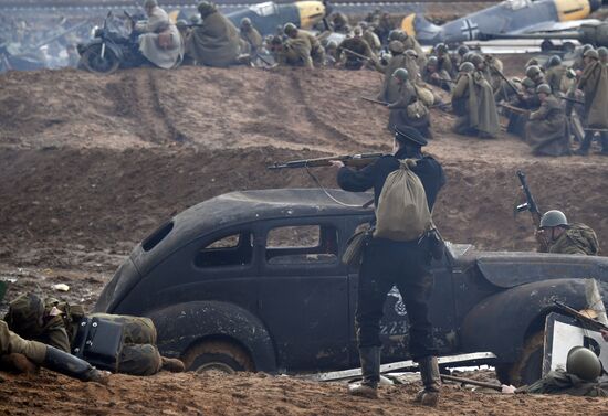 The Battle of Berlin military historical re-enactment