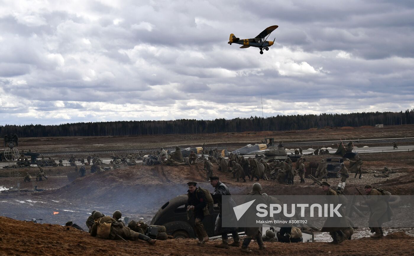 The Battle of Berlin military historical re-enactment