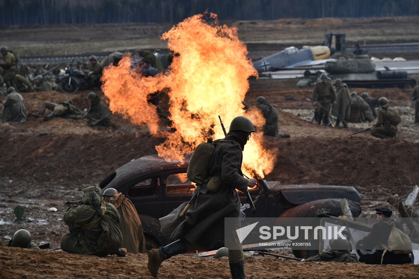 The Battle of Berlin military historical re-enactment