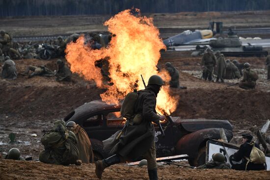 The Battle of Berlin military historical re-enactment