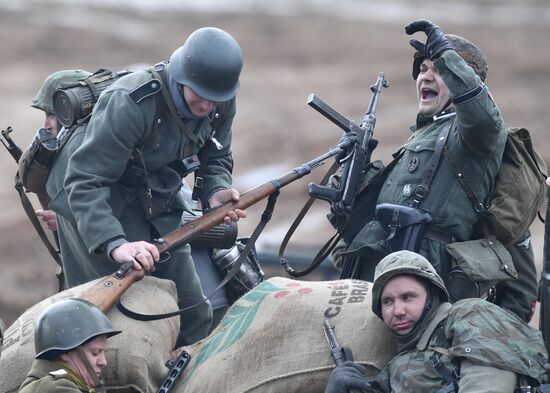 The Battle of Berlin military historical re-enactment