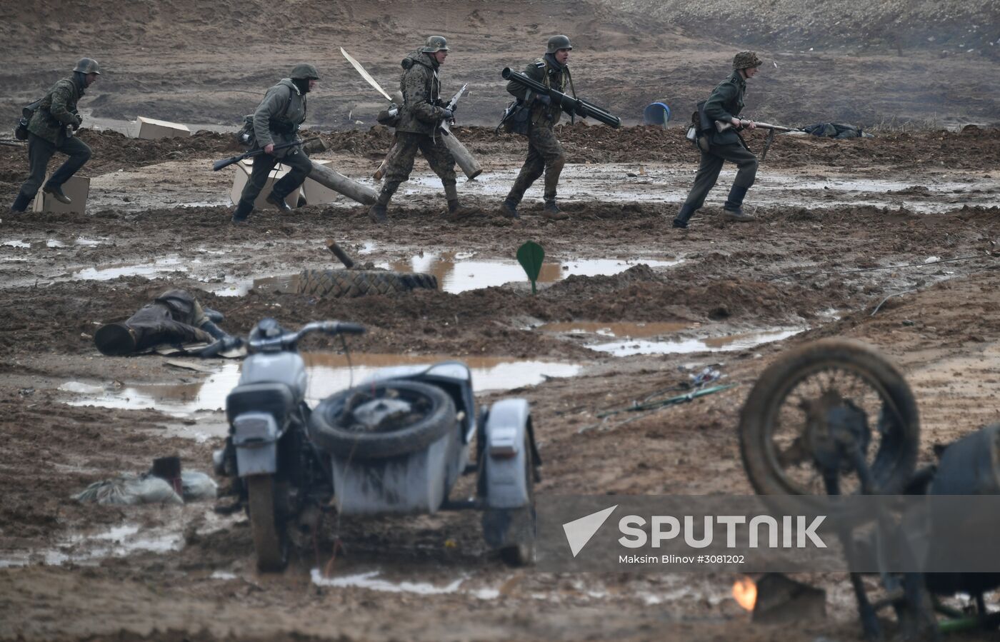 The Battle of Berlin military historical re-enactment