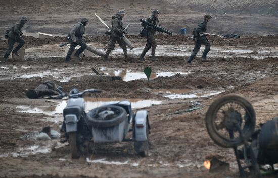 The Battle of Berlin military historical re-enactment