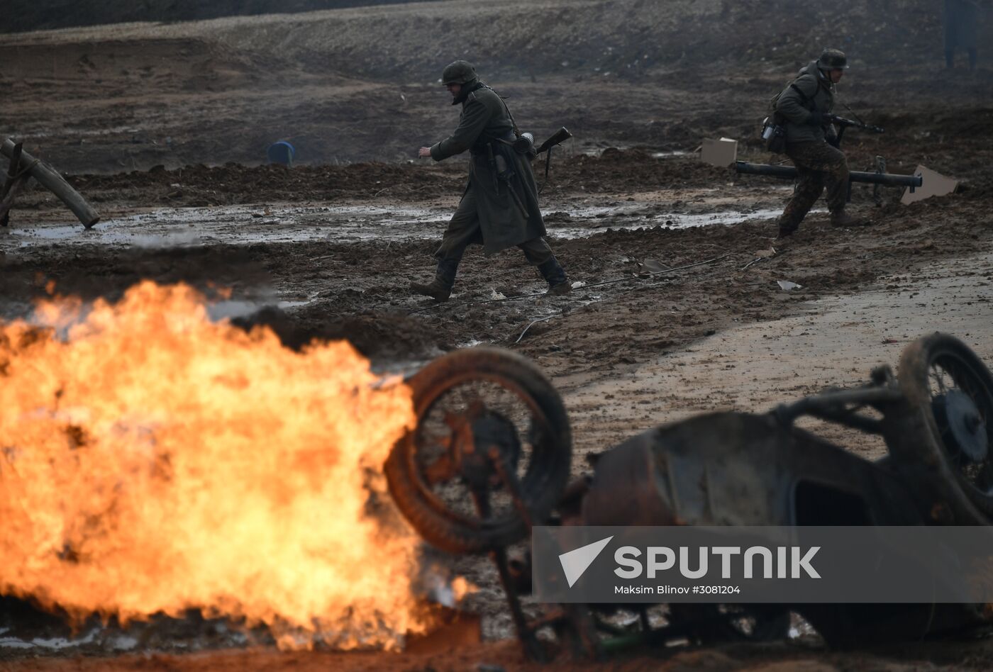 The Battle of Berlin military historical re-enactment