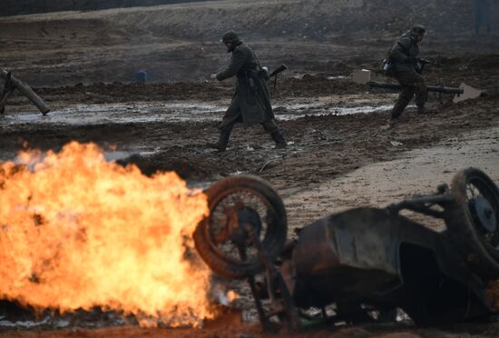 The Battle of Berlin military historical re-enactment