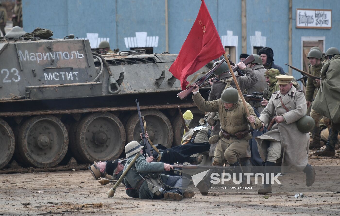 The Battle of Berlin military historical re-enactment